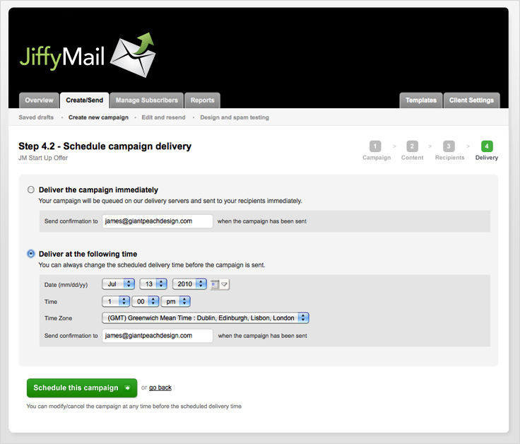 Schedule Emails